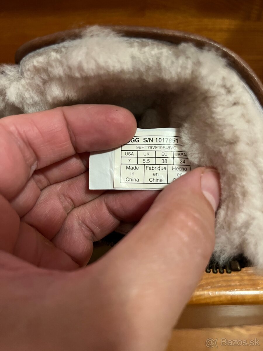 UGG kožené nové hnede - 5