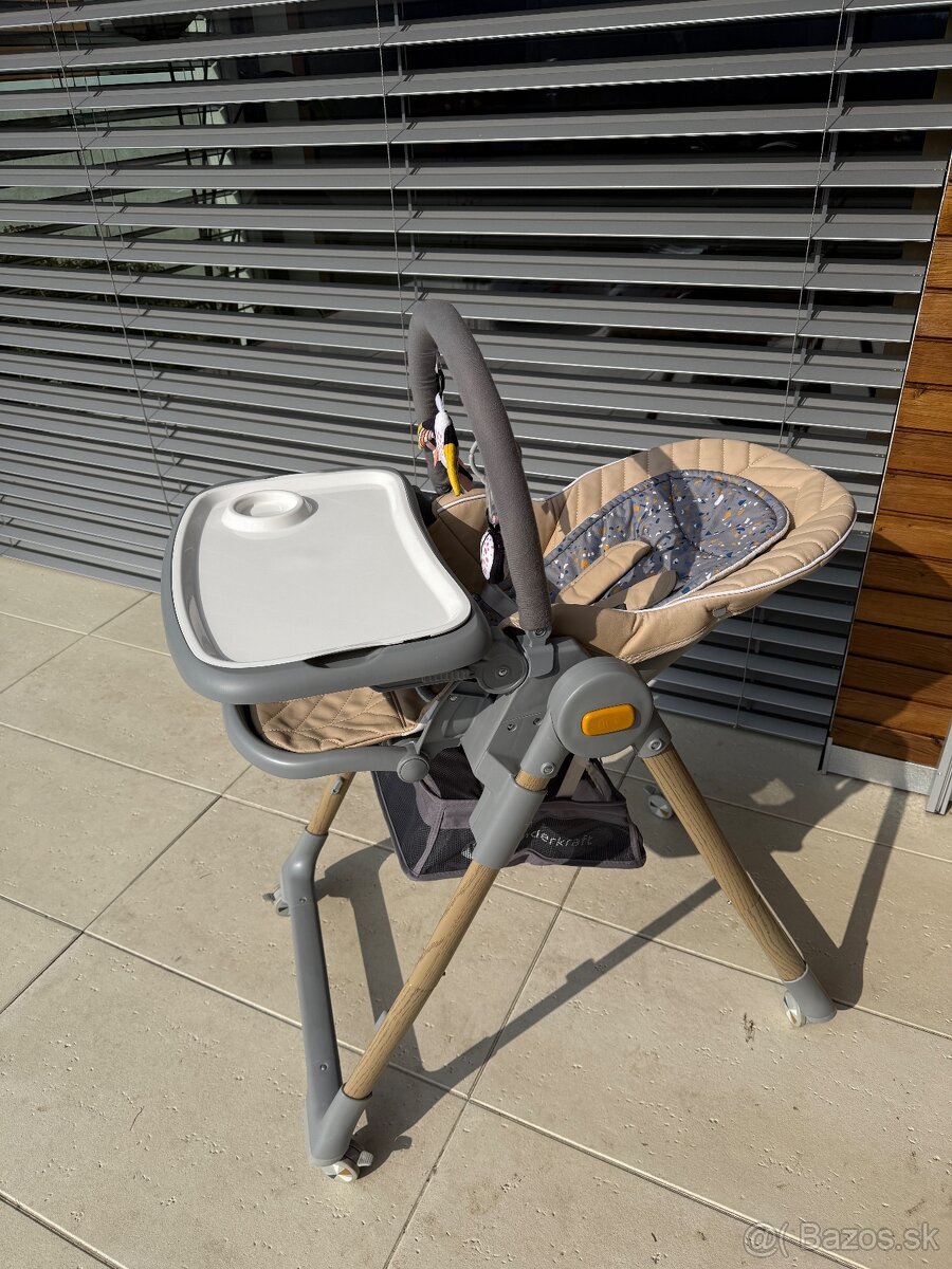 Kinderkraft detská multifunkčná jedálenska stolicka - 5