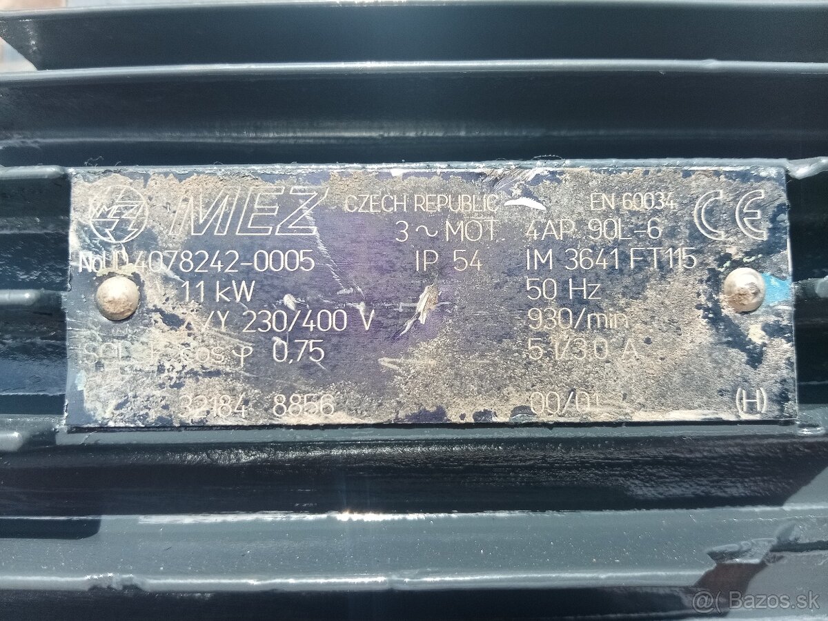 Snekova prevodovka s elektromotorom 1,1kW - 5