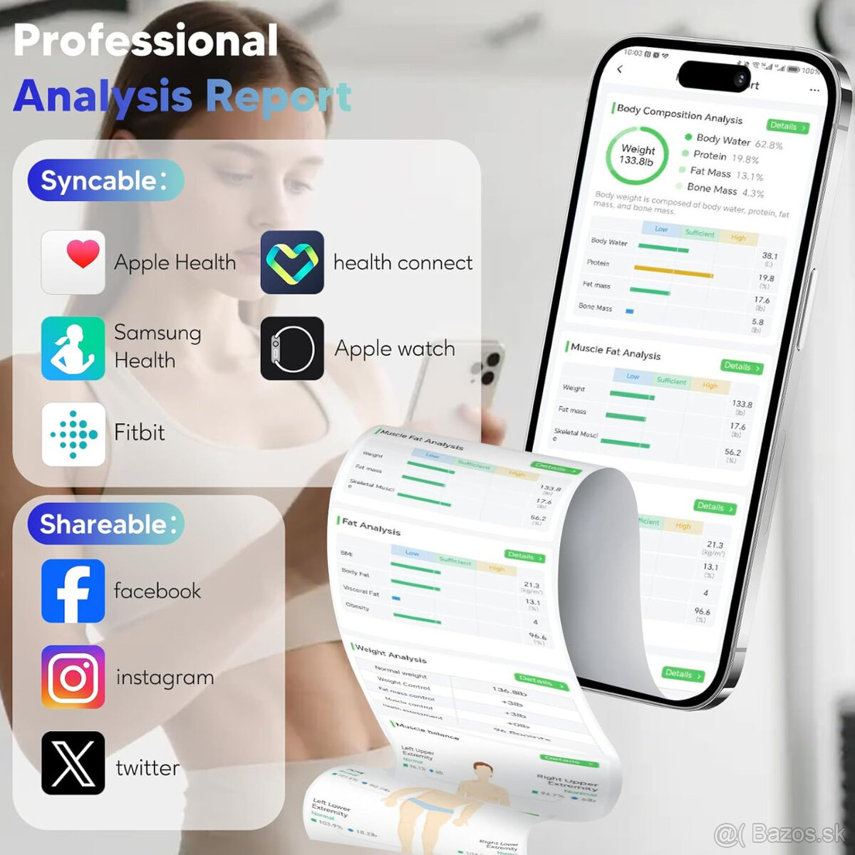 Smart digitálna osobná váha s aplikáciou - 5