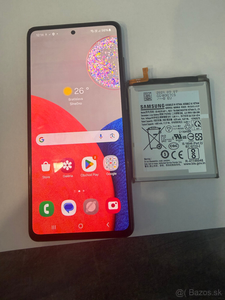 SAMSUNG A52S 5G -NOVÁ BATÉRIA - 5