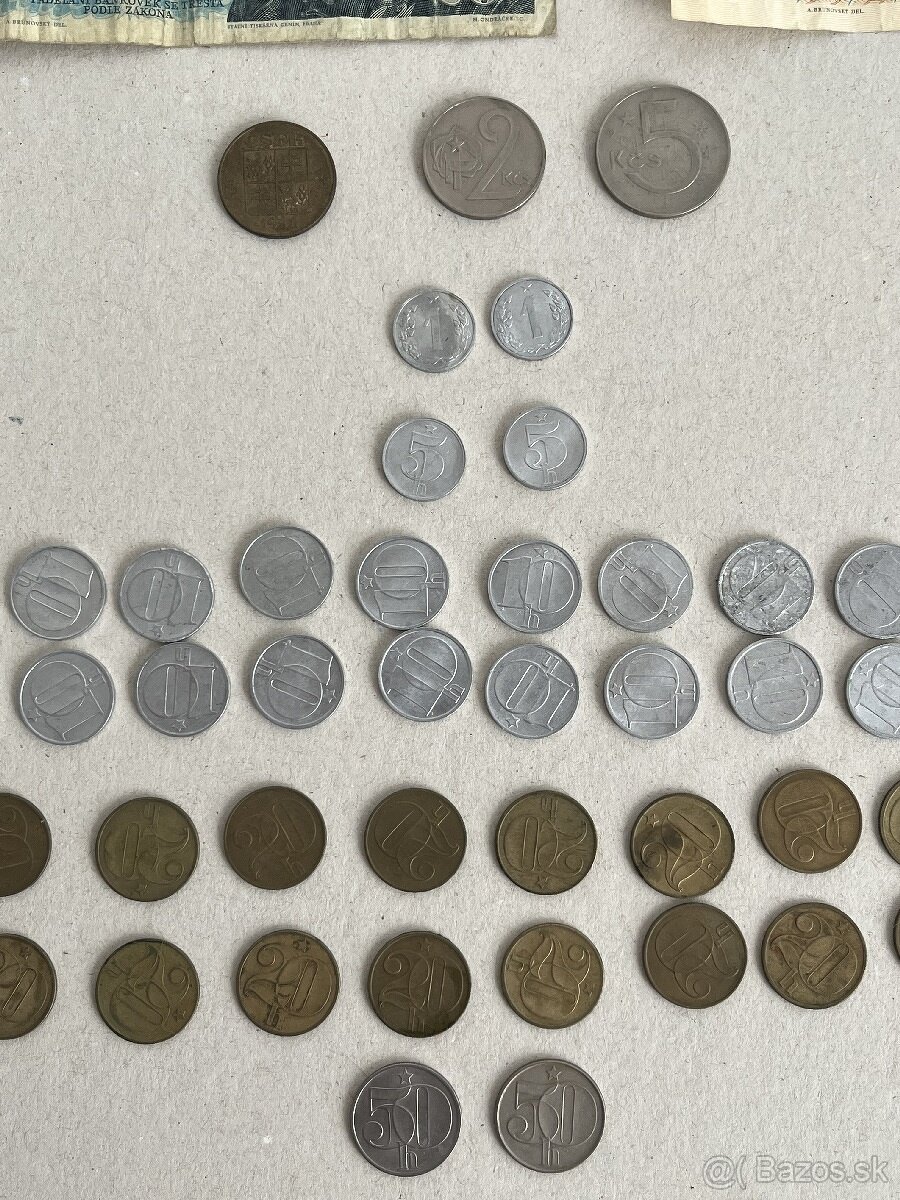 Československé bankovky / mince - 5