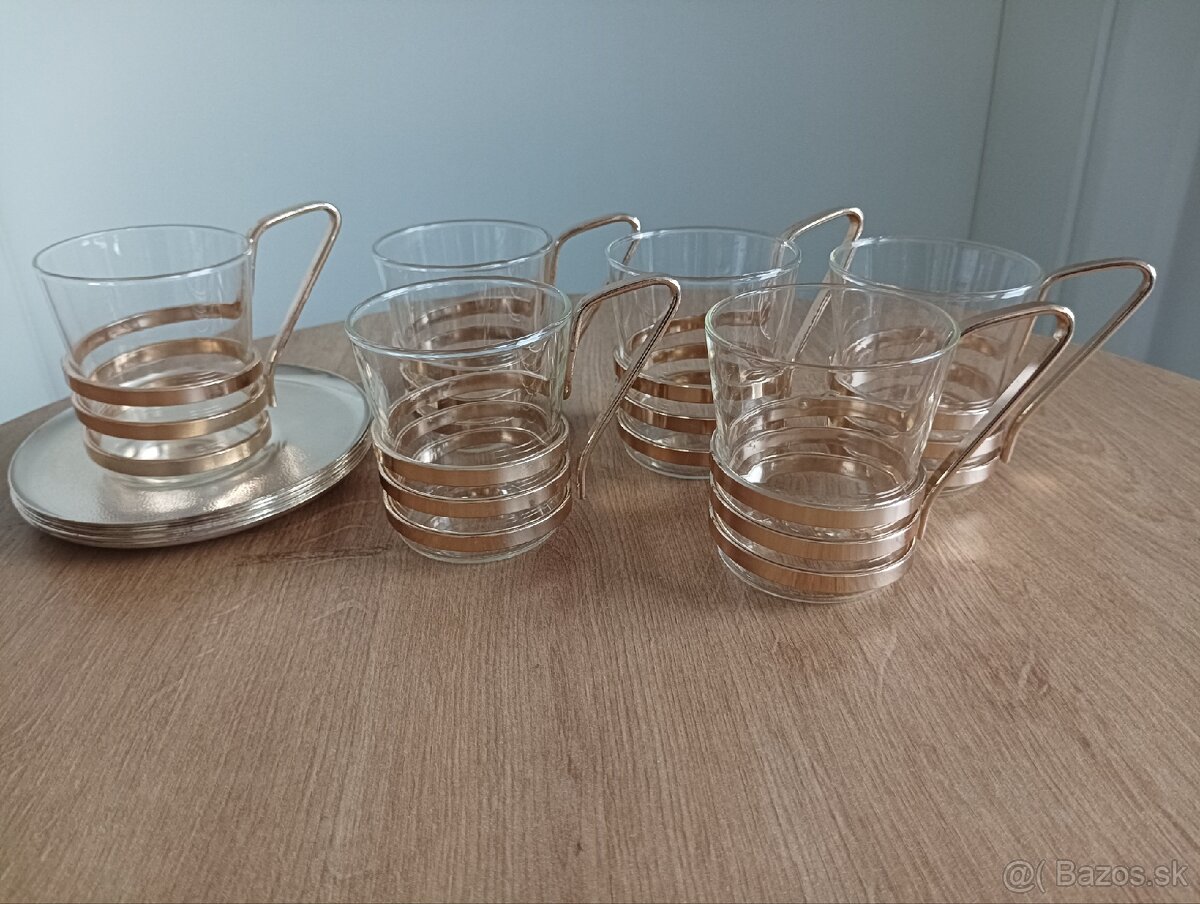 Krásna súprava na čaj/kávu/grog - ČSSR - 5