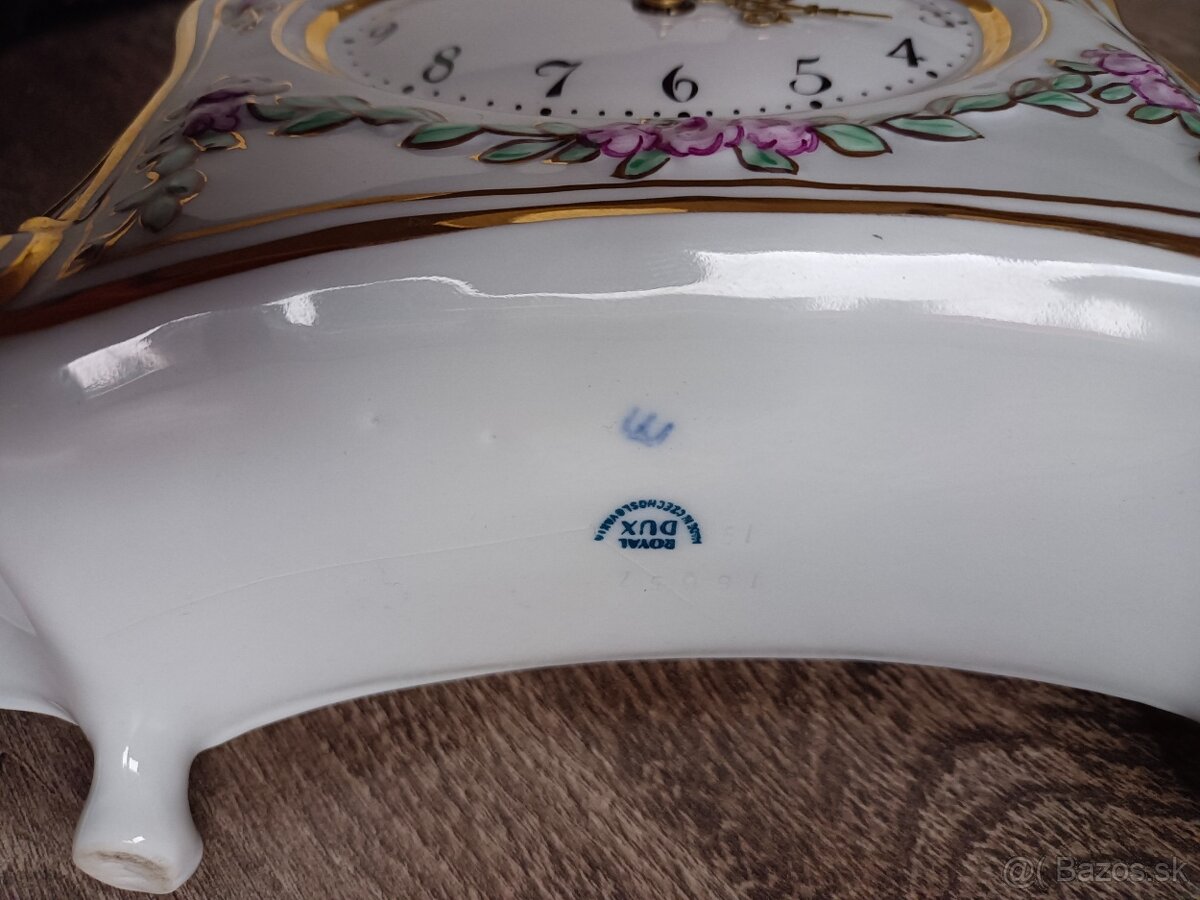 Royal Dux Czechoslovakia Komtesa hodiny - 5