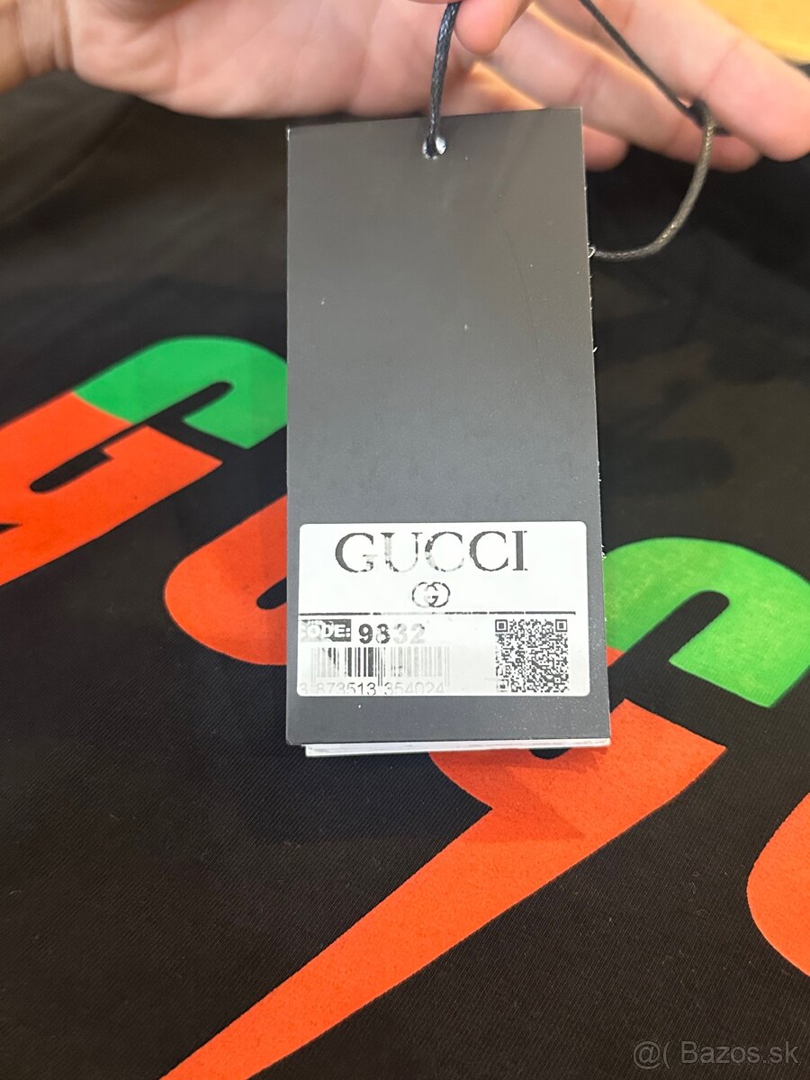 Gucci - Cierne tricko (L) - 5