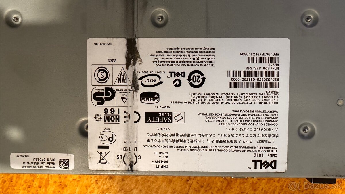 Dell poweredge 180AS remote controle switch - 5