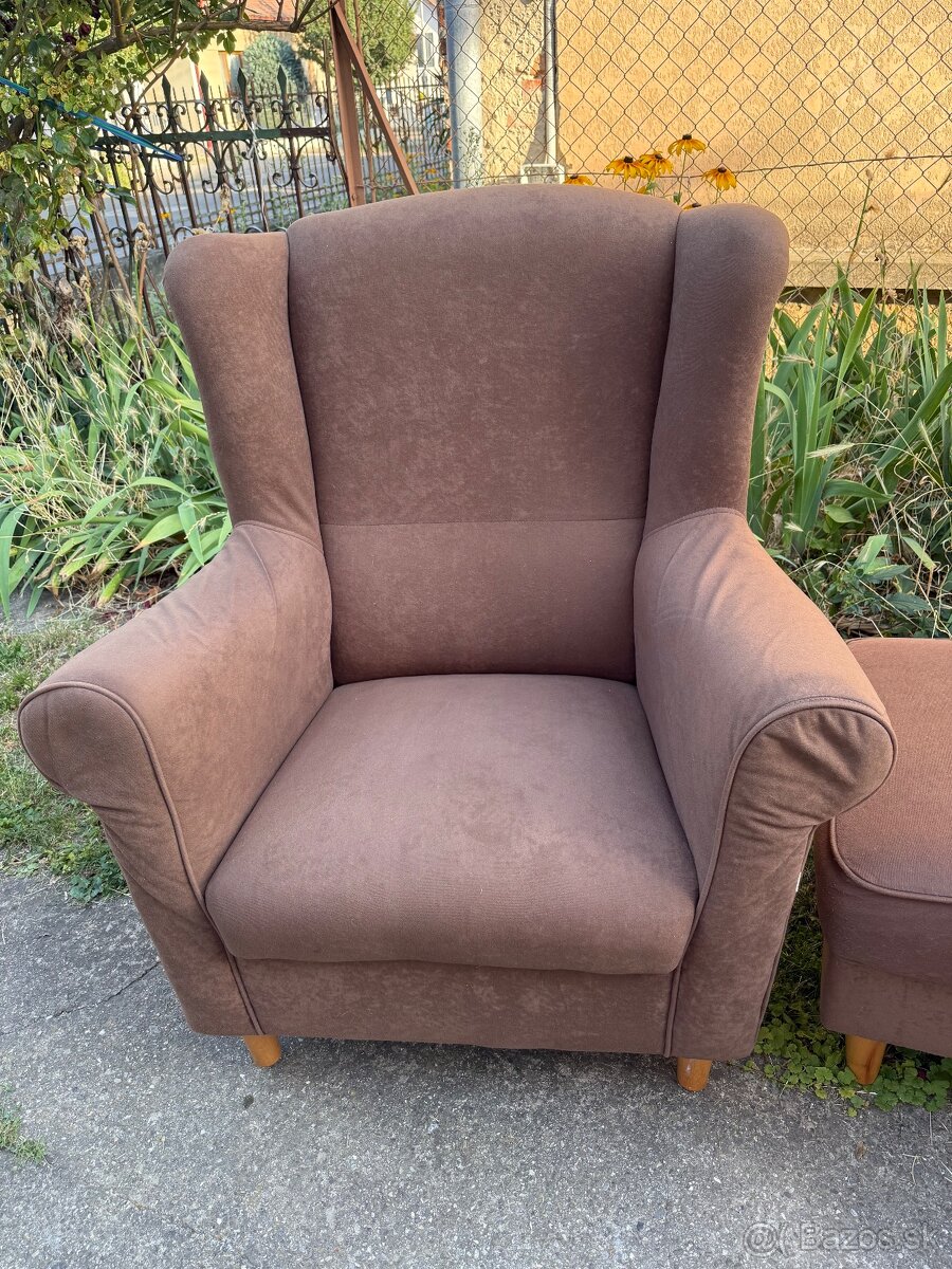 Kreslá s taburetkou - 5