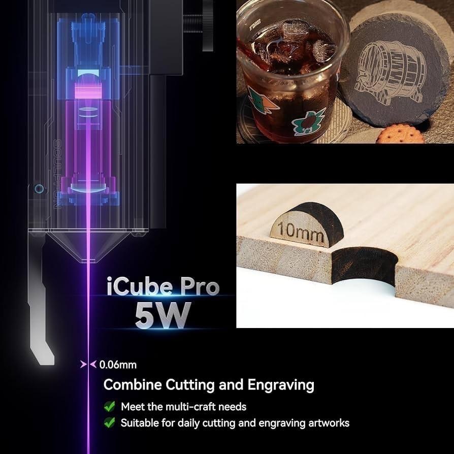 Laser SCULPFUN iCube Pro - 5W - 5