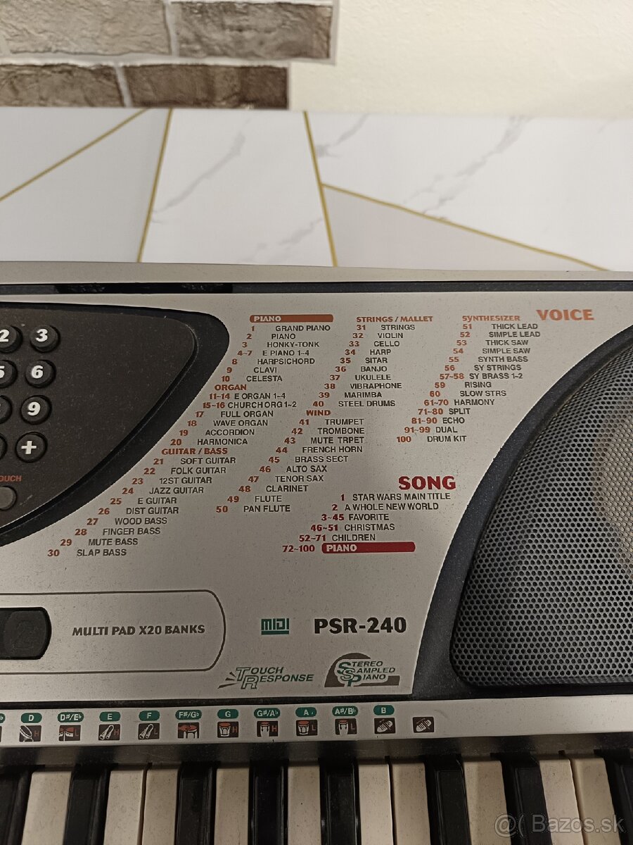 Yamaha Psr 240 - 5