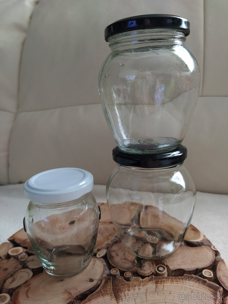 Male poháre na zaváranie bez etiket 18ks (iba osobný odber) - 5