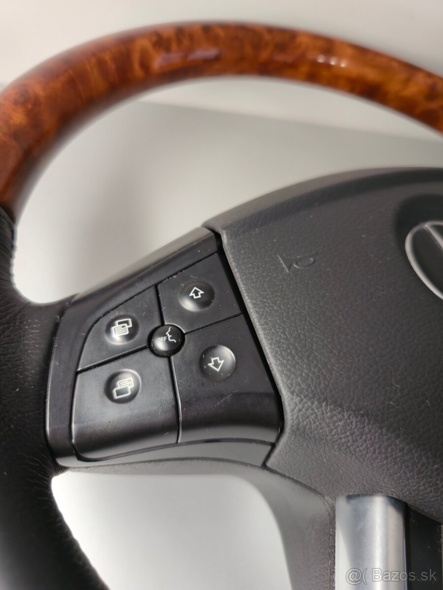 Drevený volant mercedes w164 - 5