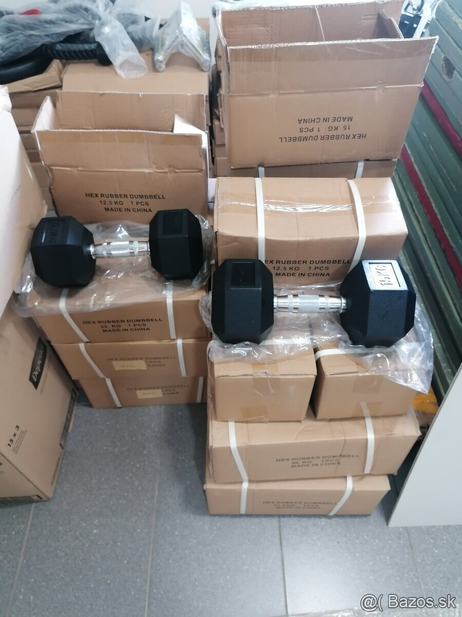 Hexagonál pogumované jednoručky - 5