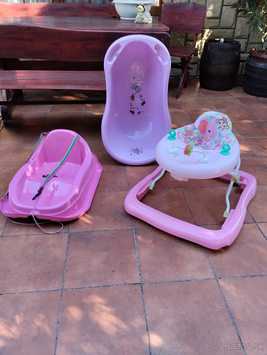 odrážadlo,vanička, stolička lehátko, hojdačka - 5