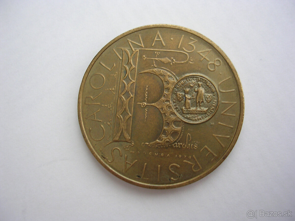 AE medaila 5 dukát Karel IV. - návrh Jiří HARCUBA 1978 - 5