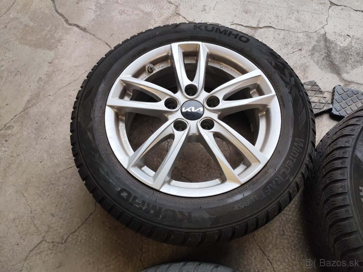 Sada alu Kia+pneu zimne 205 55 16" - 5