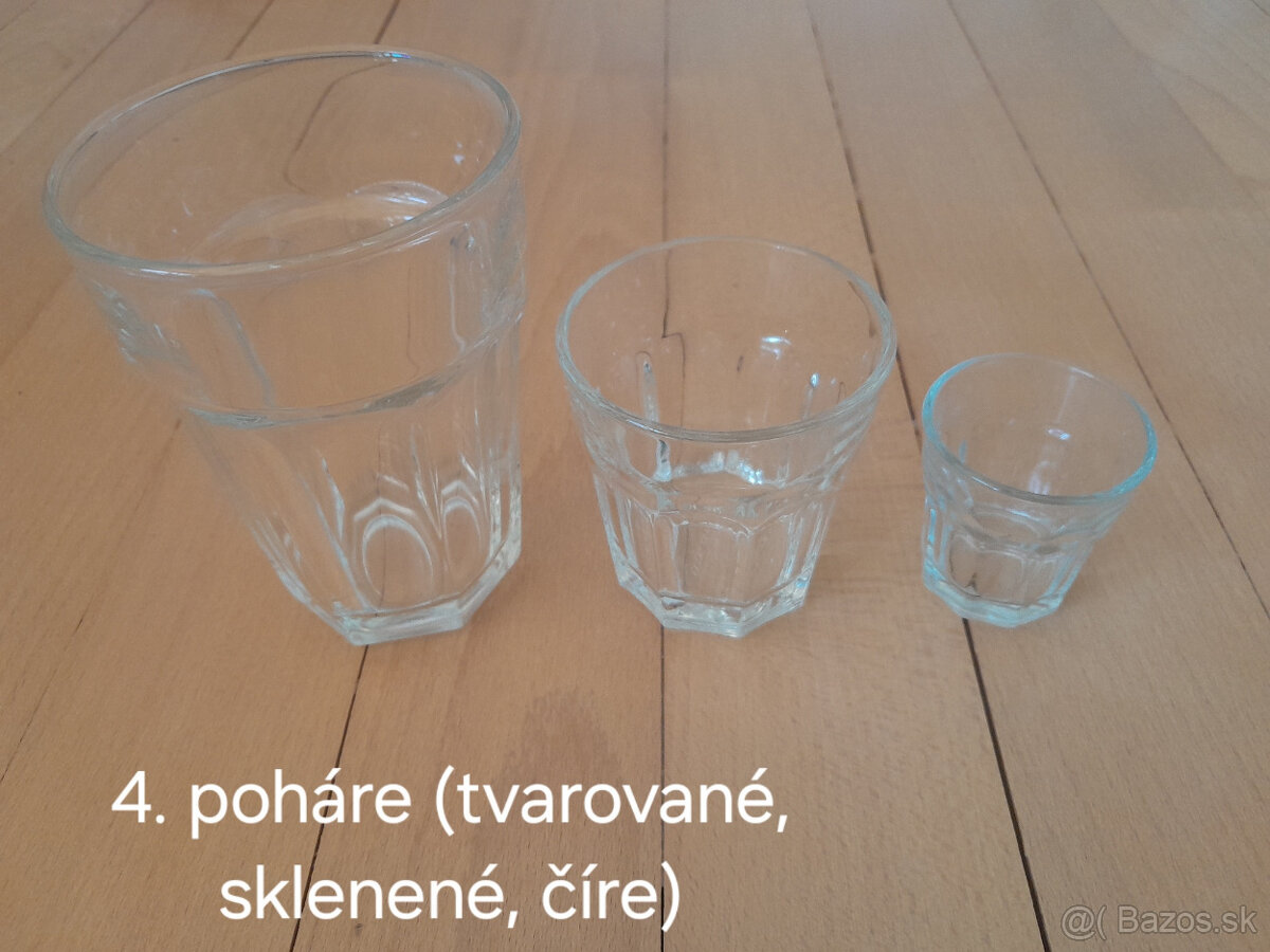 poháre, šálky, misky vhodné do baru a reštaurácie - 5
