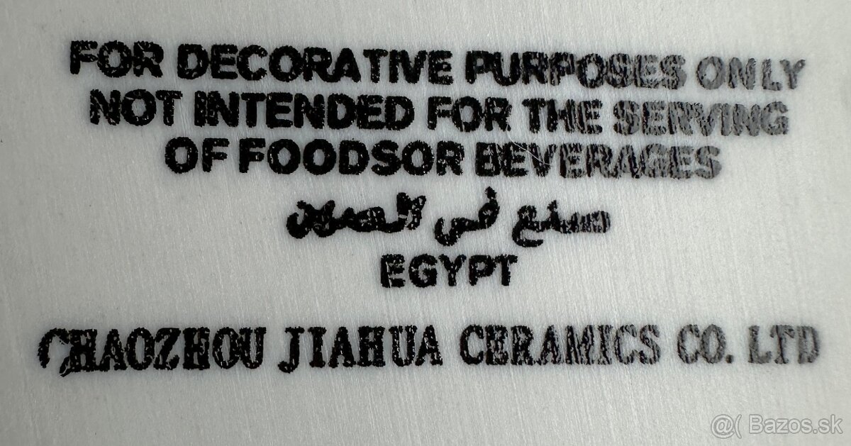 VINTAGE keramický popolník z Egypta za 10EUR - 5