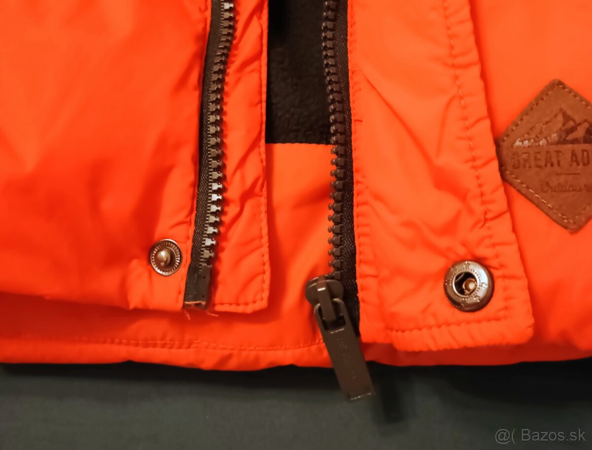 Zimná zateplená bunda veľ. 146 - 5