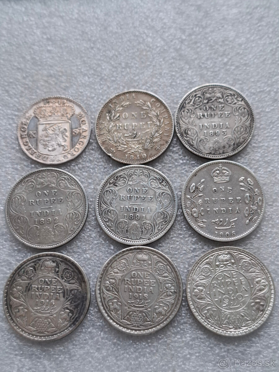 Stare strieborne mince Europa/svet - 5