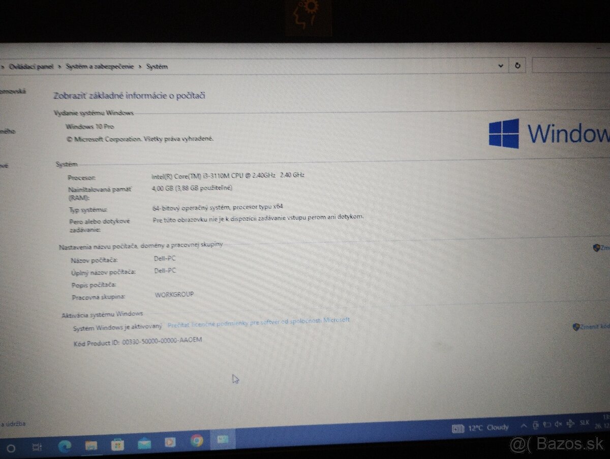 Dell latitude e5430 - Intel i3/4GB/SSD 240 GB/Win 10 - 5