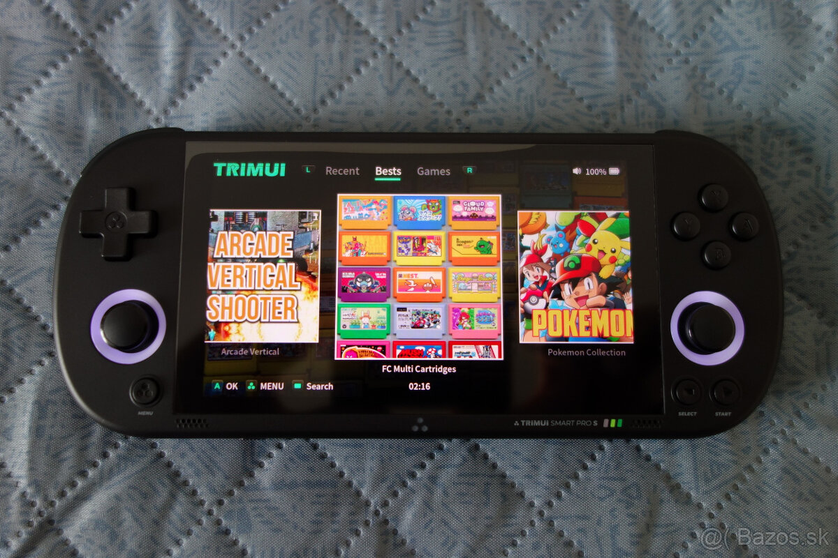 TRIMUI Smart Pro S -- 256 GB microSD, vhodná ako PSPčko - 5