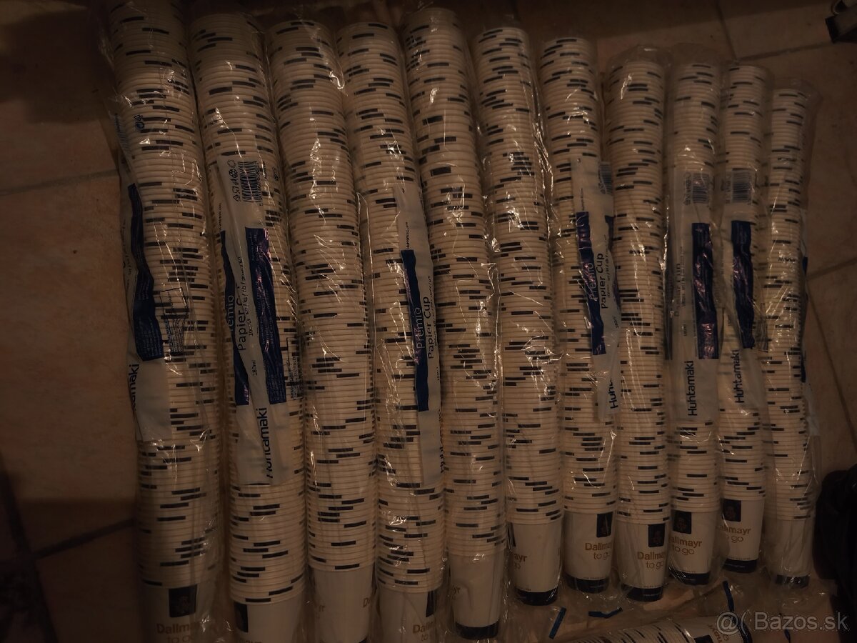 Papierové kelímky dallmayr 180ml (1150+pcs) - 5