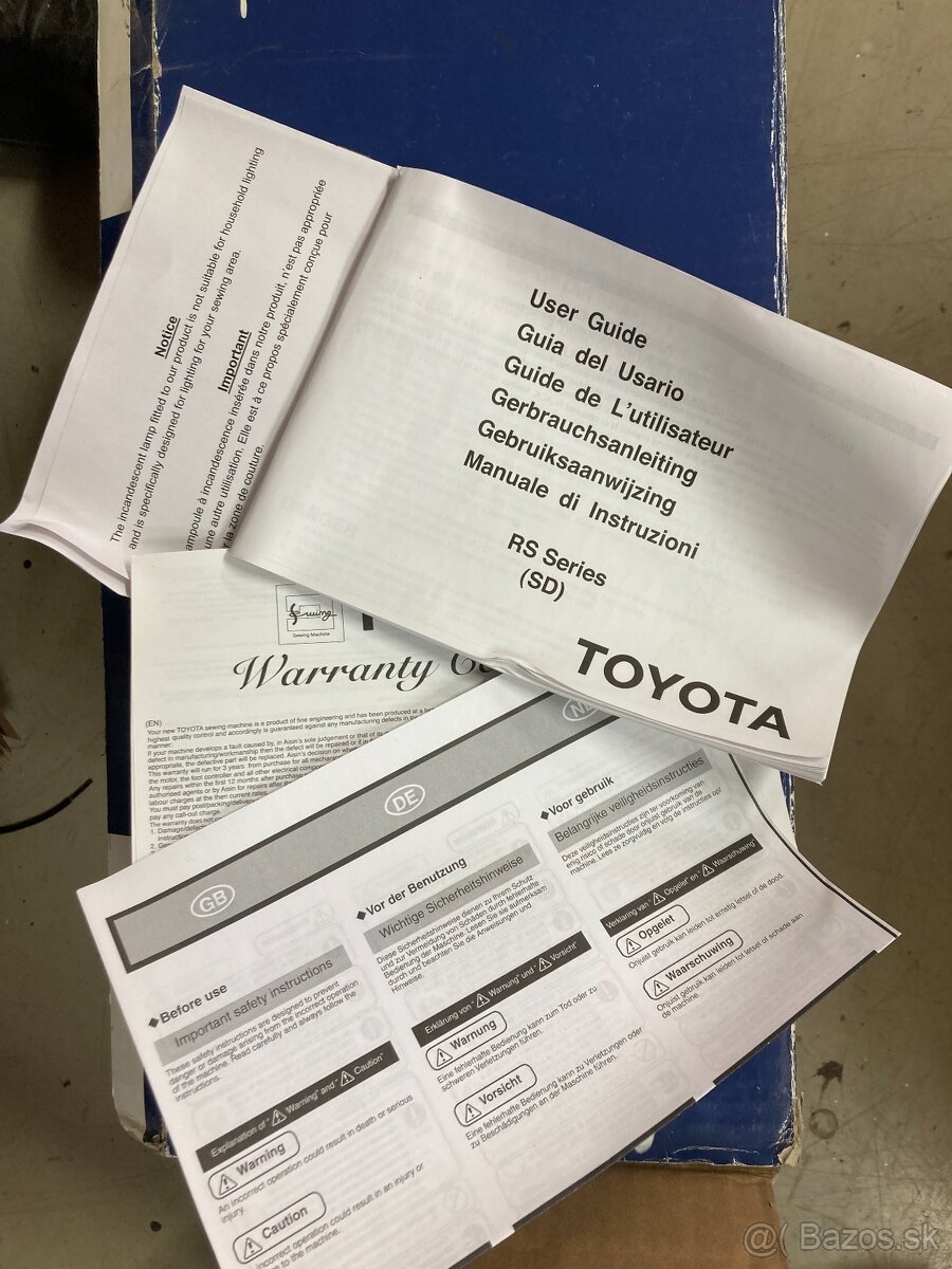 Šijací stroj Toyota JSBA21 - 5