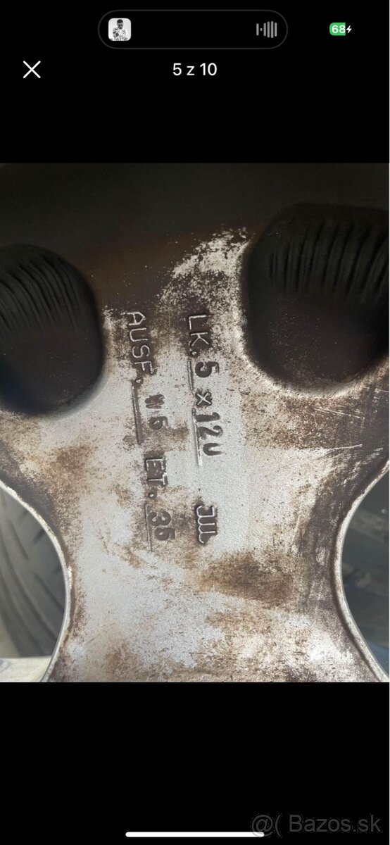 5/120 Elektróny 225/40/18 - 5