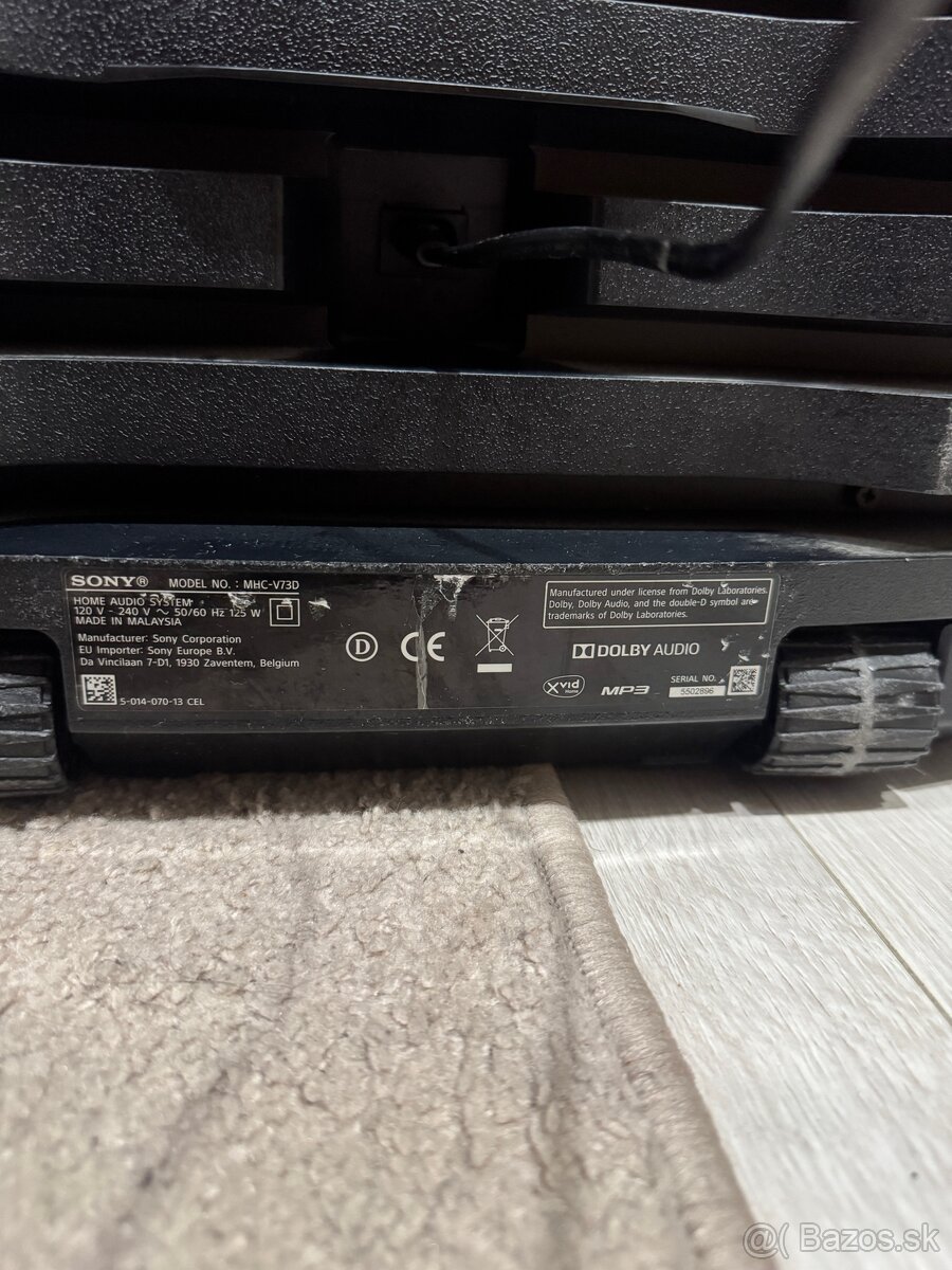 Sony MHC-V73D, čierny - 5