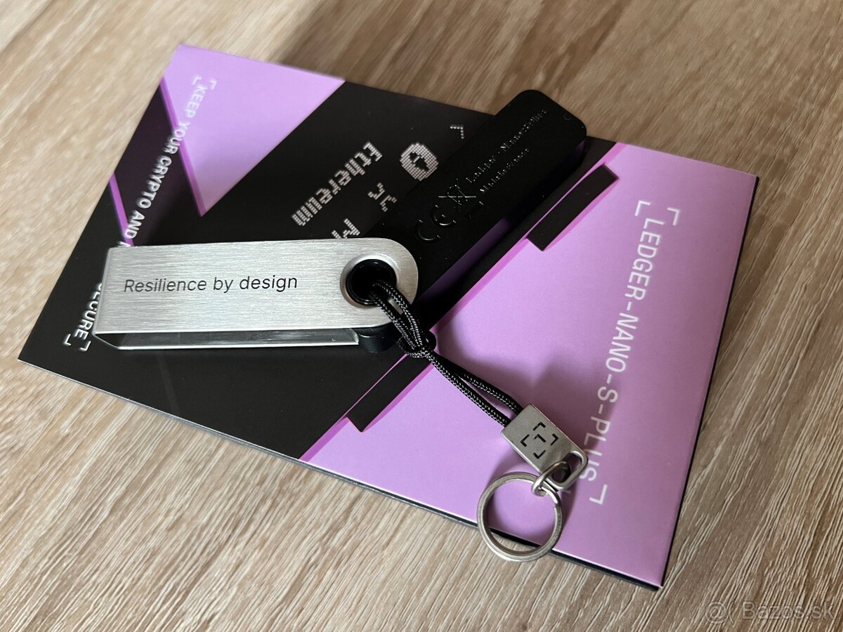 Predám LEDGER NANO S-PLUS Matte Black - 5