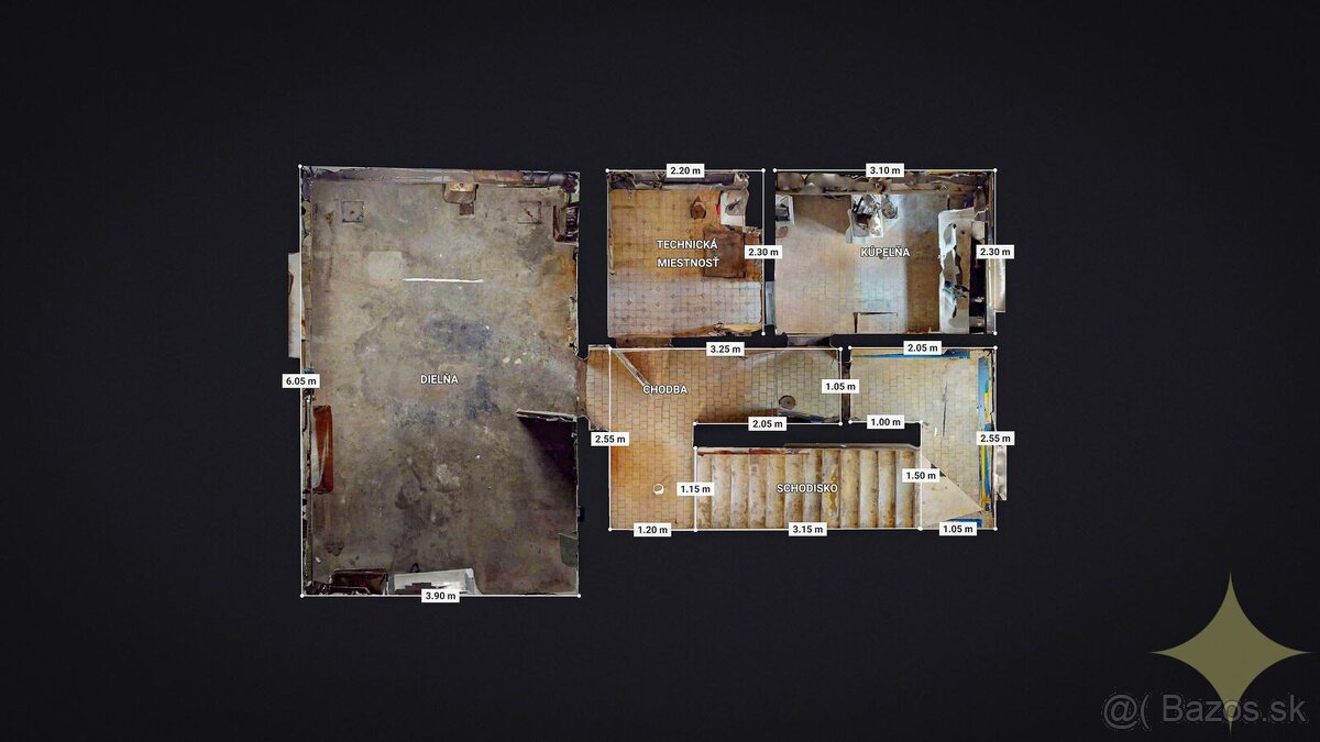 Na predaj 6 izbový rodinný dom v radovej zástavbe v Lučenci - 5