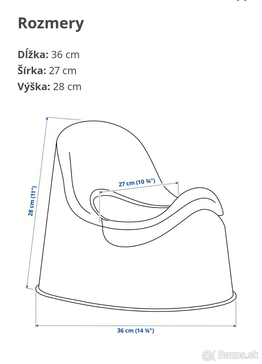 Locking Detský nočník IKEA - 5