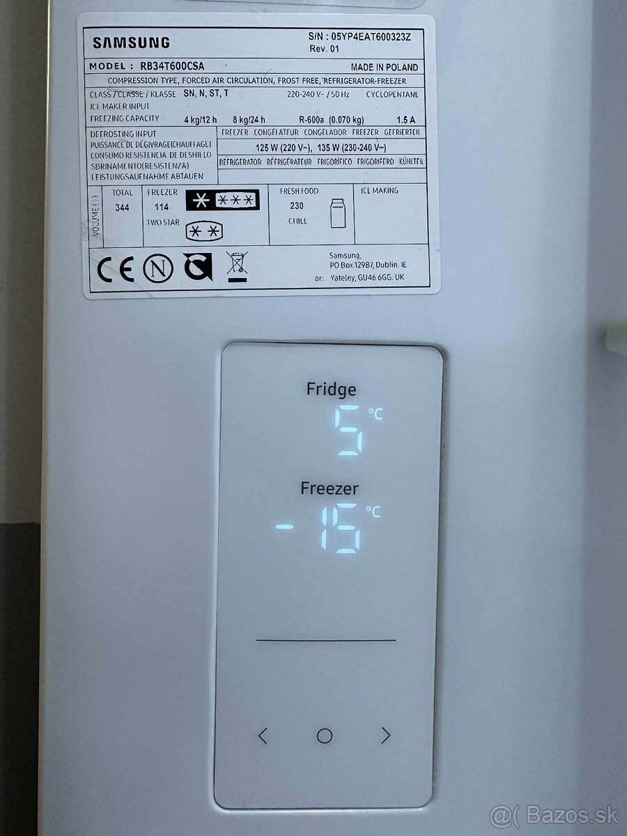 Kombinovaná chladnička SAMSUNG v záruke - 5