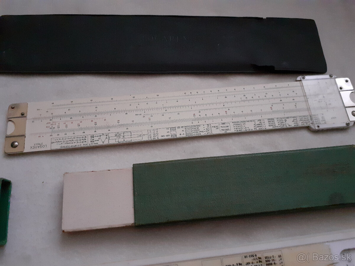 Logaritmické pravítka + iné rysovacie pravítka - 5