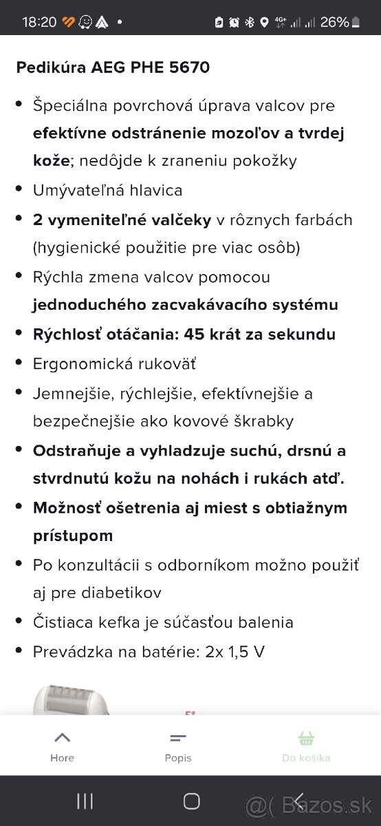 Aeg bruska na nohy - 5