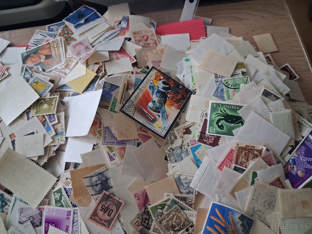 Známky mix 0,500kg 1 - 5