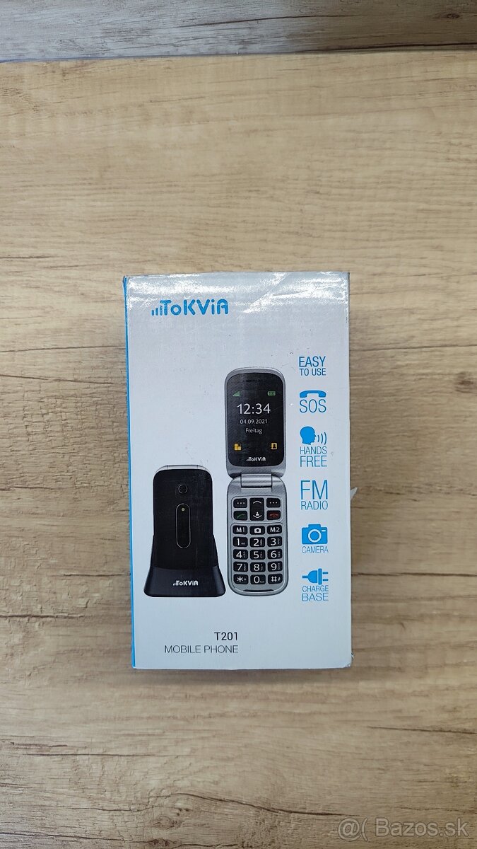 Mobilný telefón TOKVIA T201 – vyklápací mobil / v záruke - 5