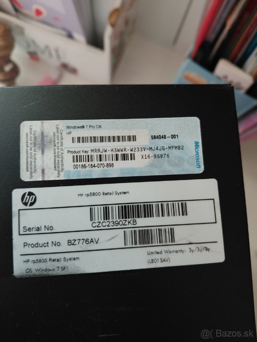 Stolový počítač H P - 5