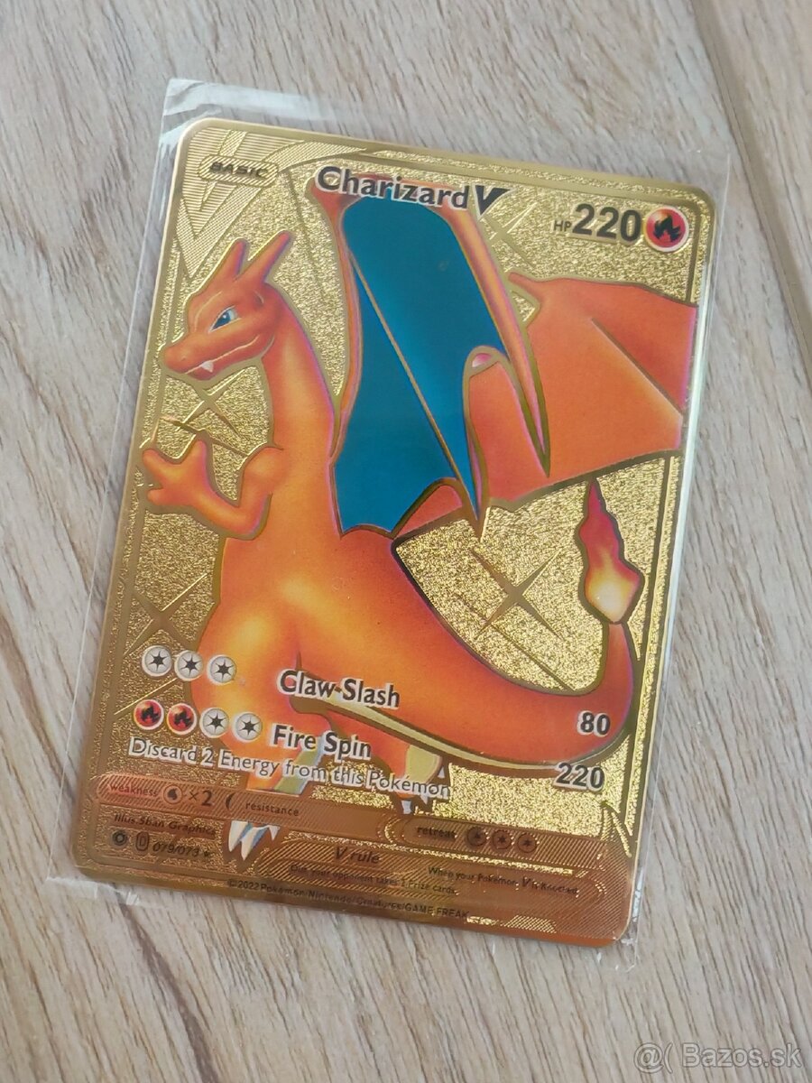 Kovové Pokémon karty - 5