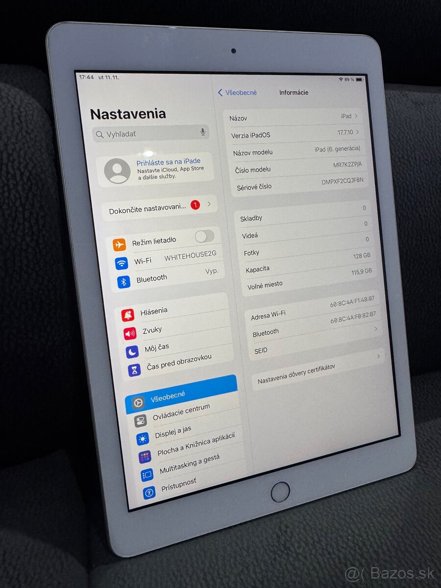 Apple iPad 6.Gen 128gb Wi-Fi - 5