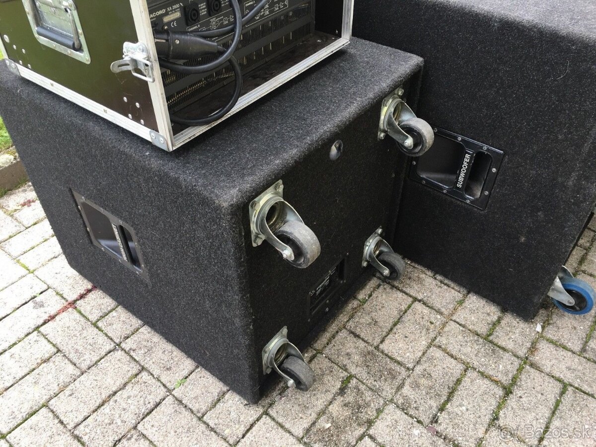 Reproduktorový systém Dynacord XA38 F12 F18 XA2600 - 5