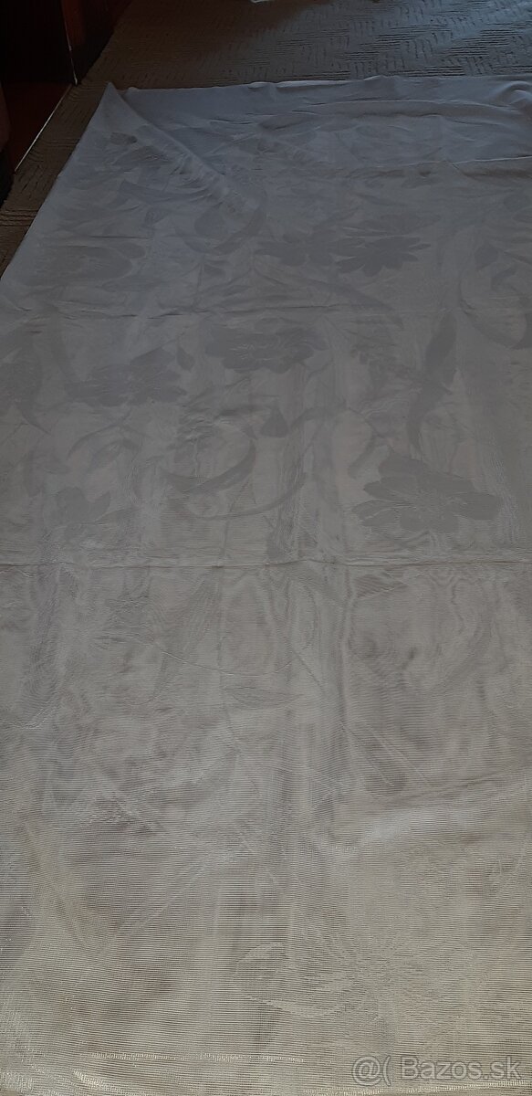 Záclony – biele, vzorované, mix - 5