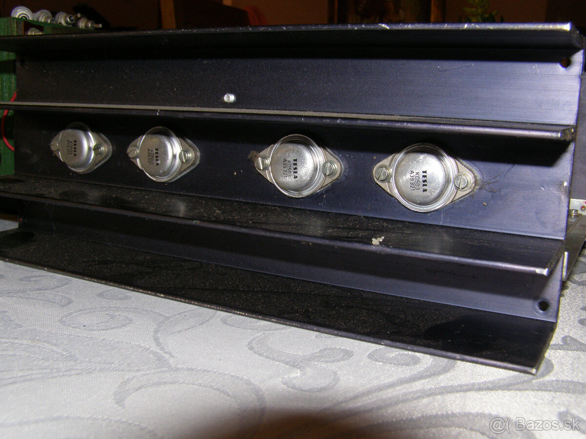 TESLA výkonový zosilňovač-skladačka, ventilátory,zdroje - 5