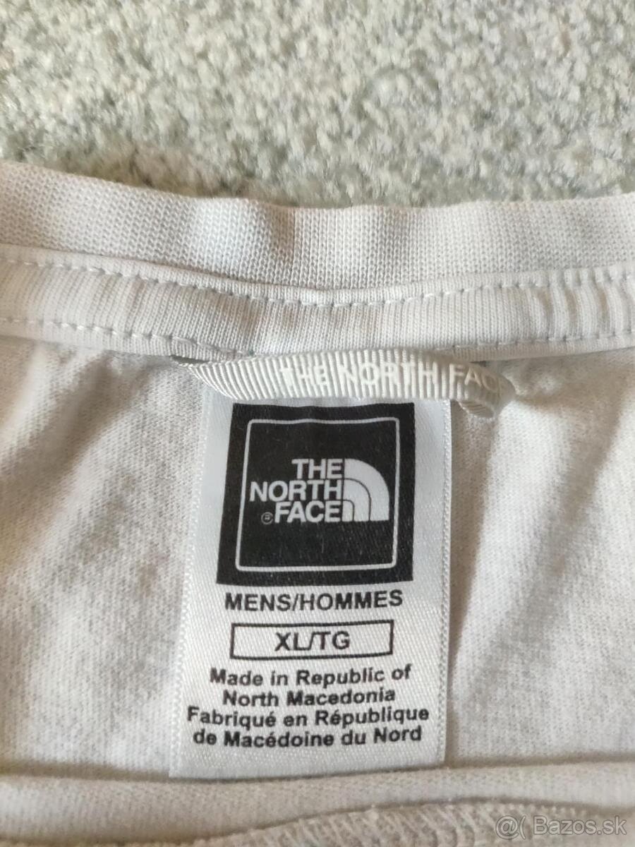 The North Face tričko s dlouhým rukávem – bílé, XL - 5
