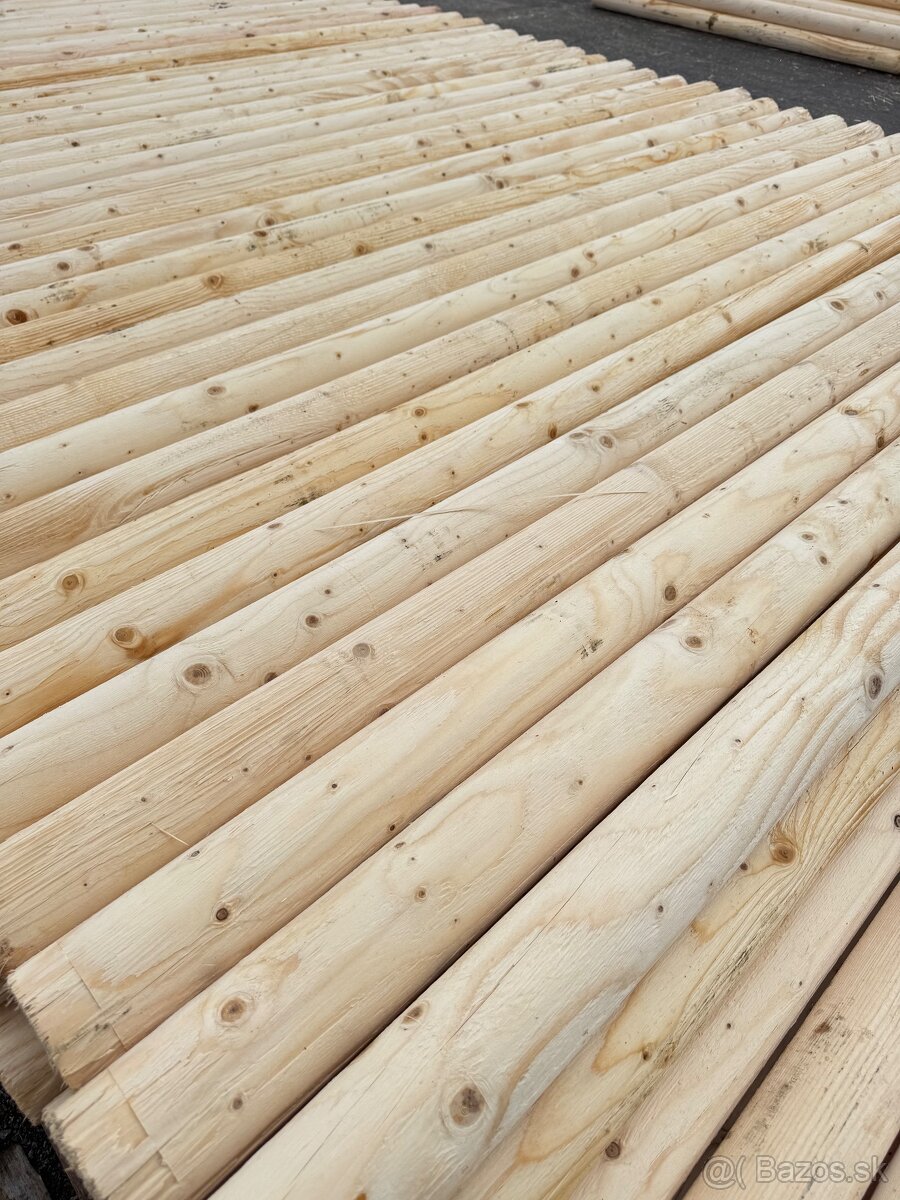 Drevené koly - Frézovaná guľatina - 5