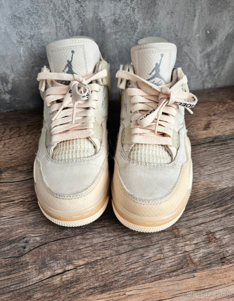 Jordan 4 retro off white sail - 5