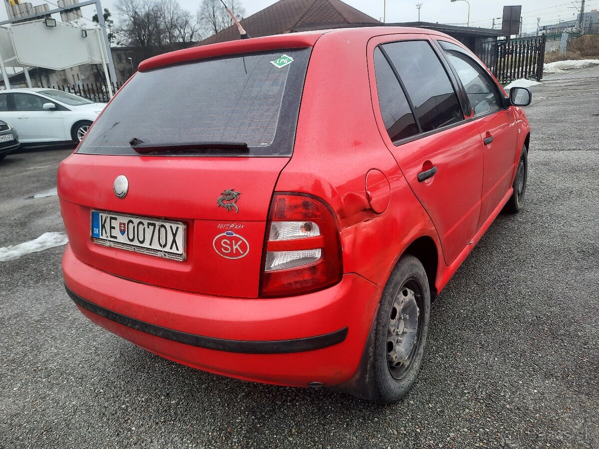 Predam Skoda Fabia 1,4 Mpi benzin+plyn - 5