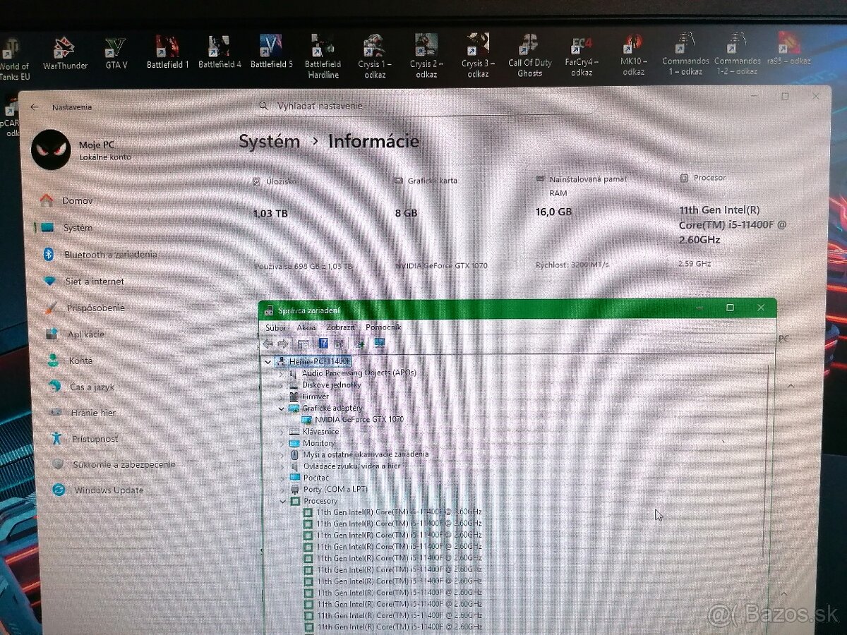 Herné PC s Intel 11gen.+20 Hrami. - 5