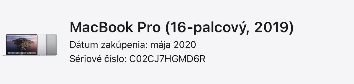 Apple MacBook PRO 16" - 5