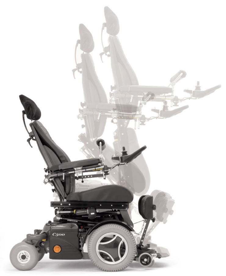 Permobil C500VS - vertikalizačný - 5